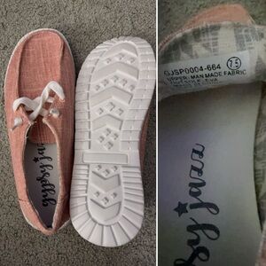 Gypsy Jazz Pink and White Sneakers